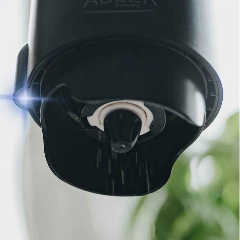 Електрически мелнички Adler AD 4449B, 3 бр, 150 мл, USB, Li-Ion 1500mAh, Керамични остриета, Черен