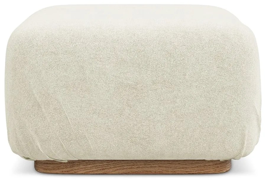 Кремава модулна табуретка от букле Ailani – Makamii