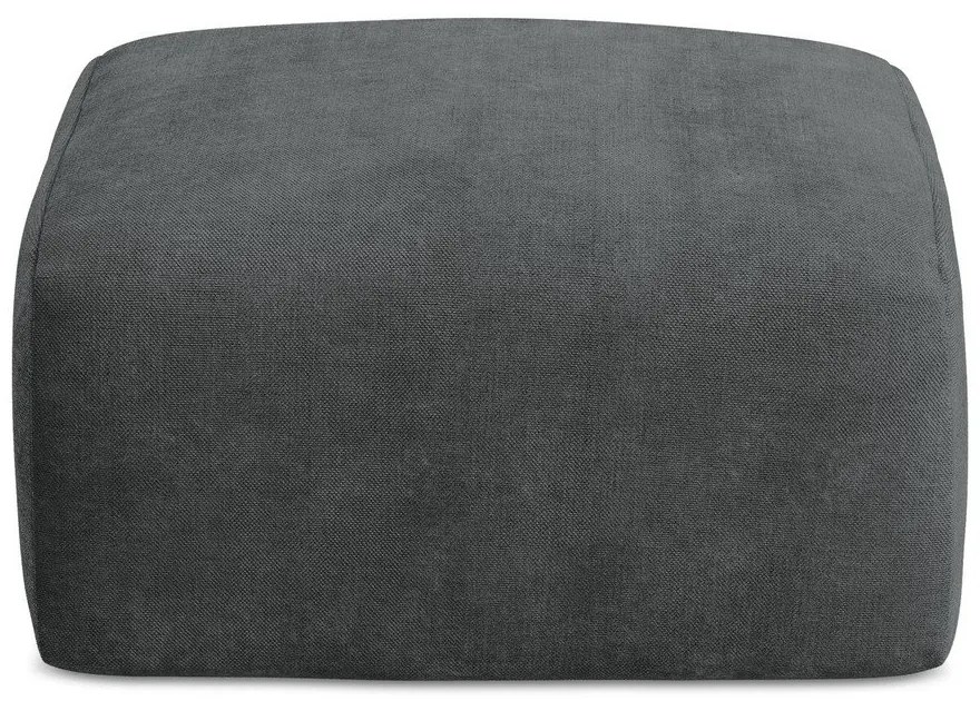 Тъмносива шенилова табуретка Leila – Makamii