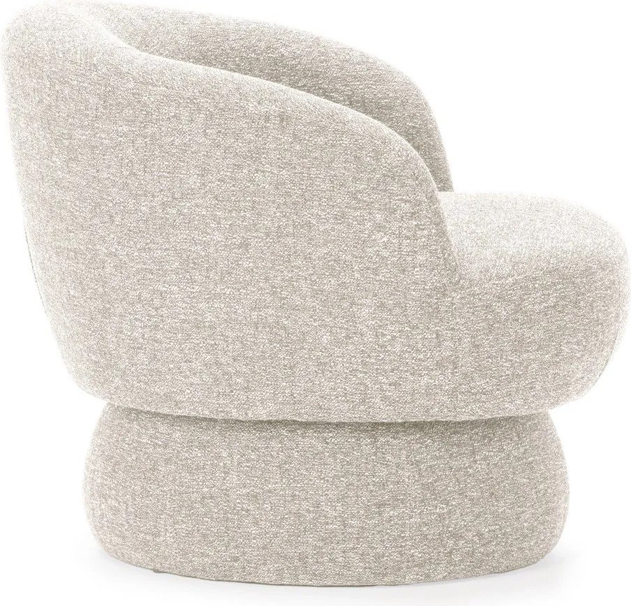 Бежово въртящо се кресло Dali – MOME