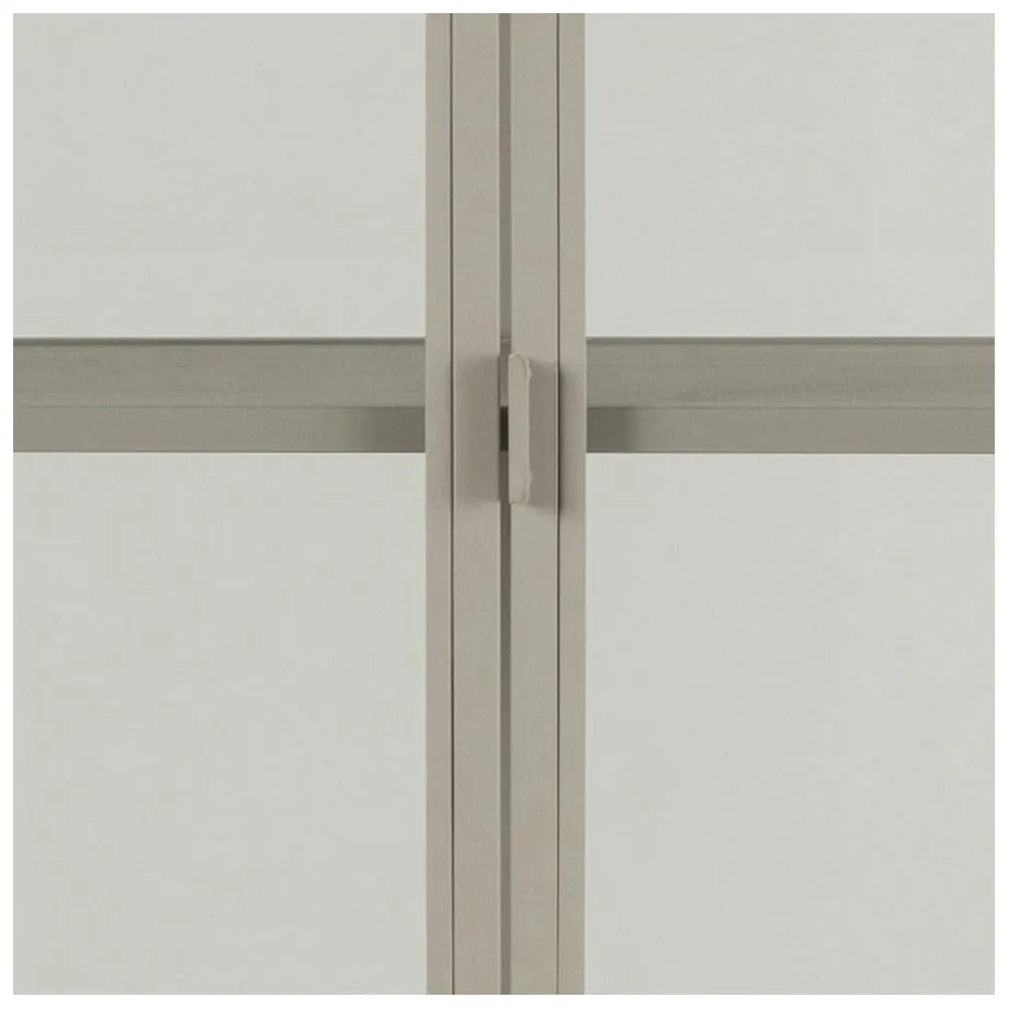 Сива витрина 77x186x35 cm Seaford – Actona