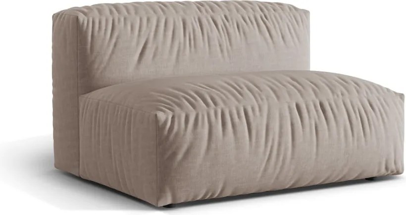 Бежов модул за диван (среден модул) Martina – Micadoni Home