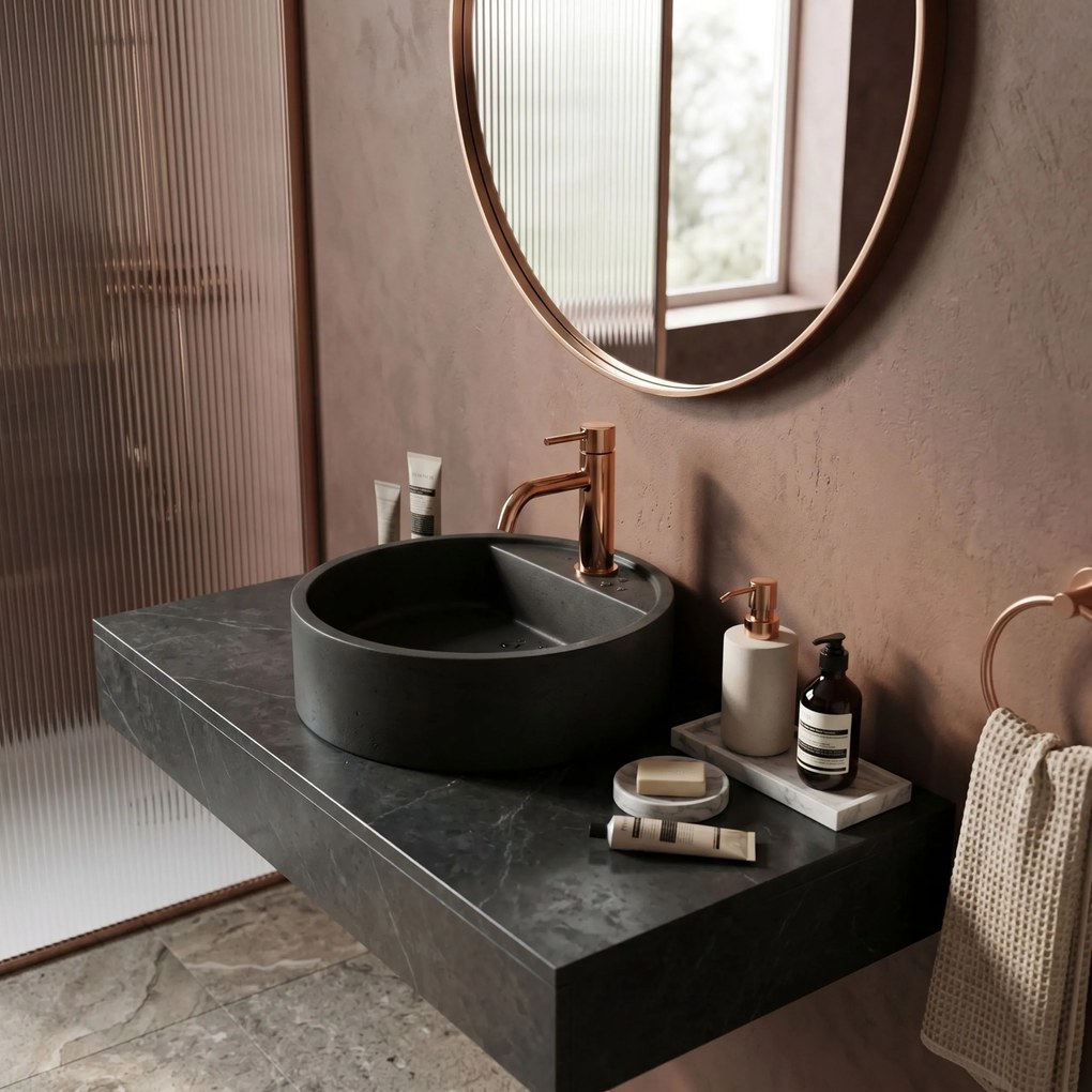 Смесител за мивка Rea Lungo Copper Low