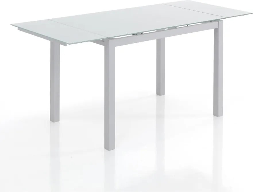 Сгъваема маса за хранене със стъклен плот 70x110 cm Fast - Tomasucci