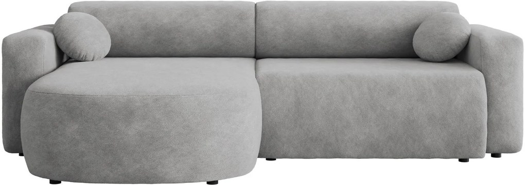 Ъглов диван Nicelo-Сиво