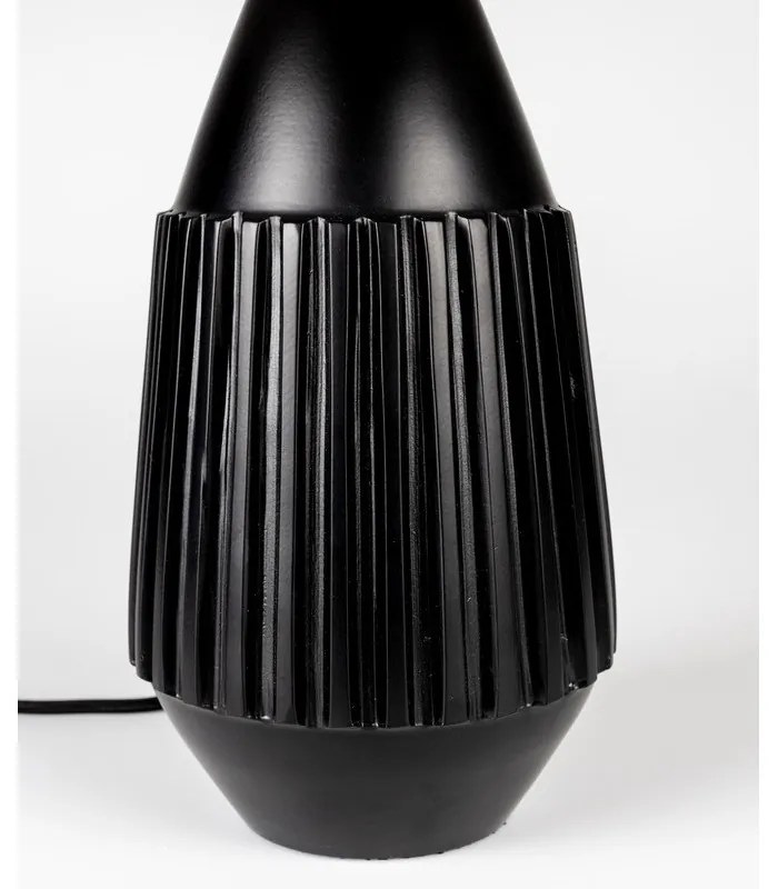 Настолна лампа в черно и бежово Aysa - White Label