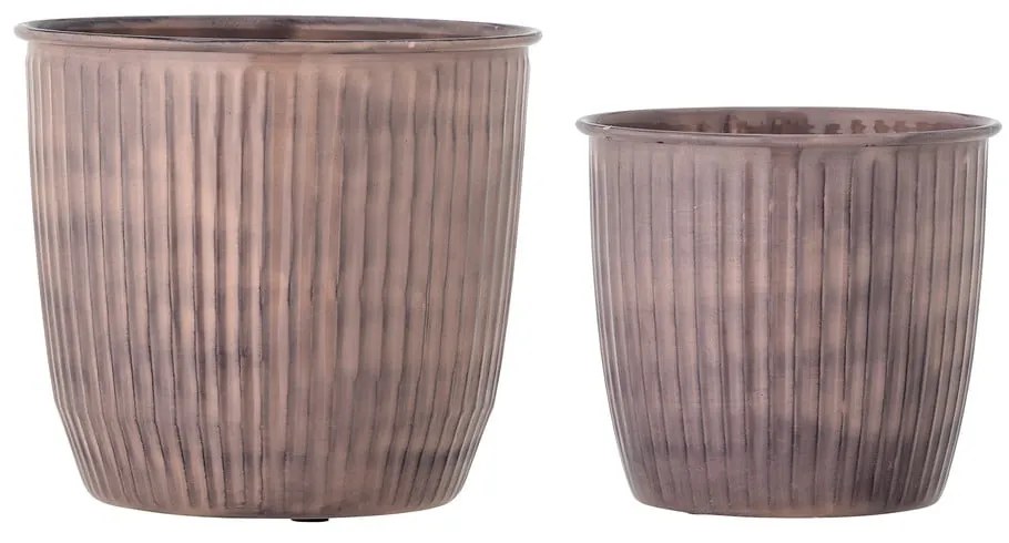 Метални покрития за кашпи в комплект от 2 броя ø 21,5 cm Kenzie – Bloomingville