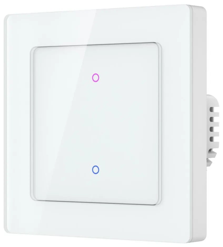 Immax NEO 07539L - Умен двубутонен ключ 230V Wi-Fi Tuya