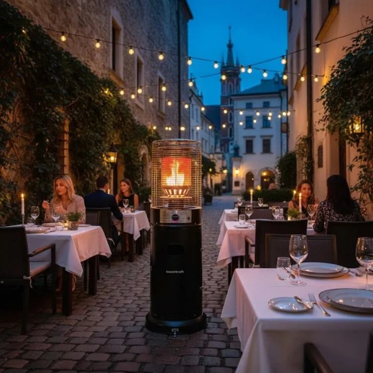 Газов градински отоплителен уред 11 kW с регулиране