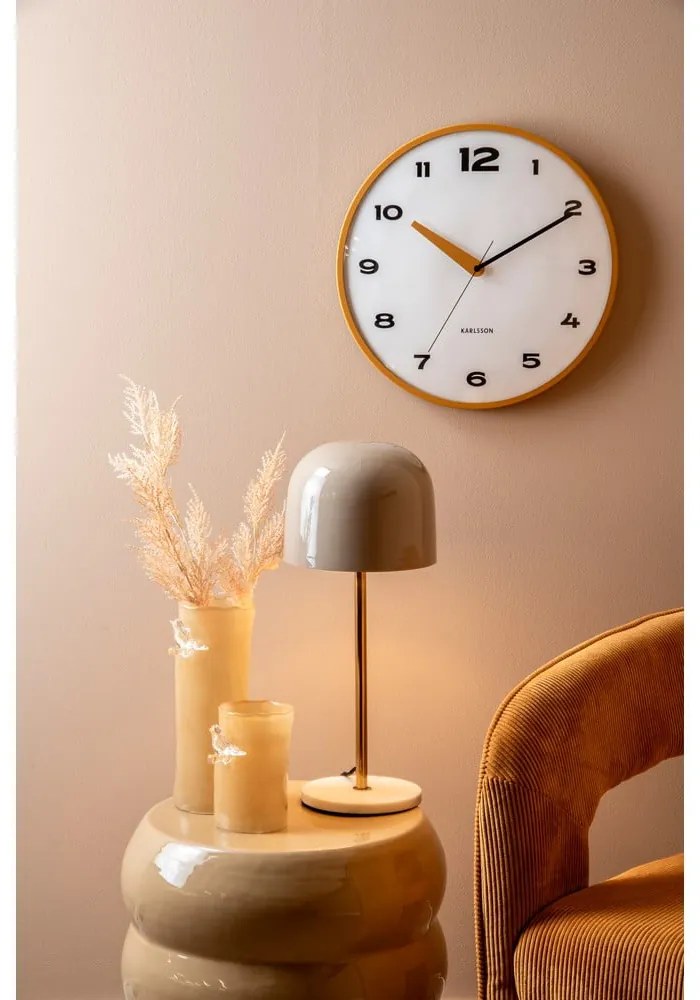 Стенен часовник ø 40 cm Brisk Dome – Karlsson