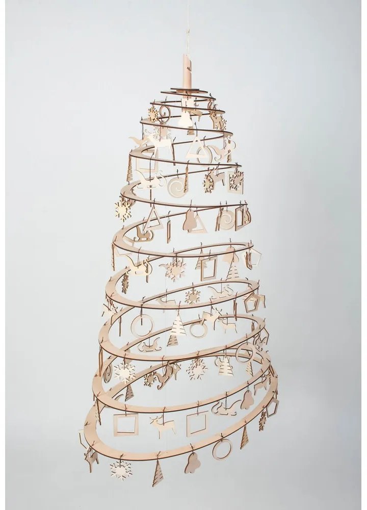 Комплект от 10 дървени коледни декорации Medium - Spira