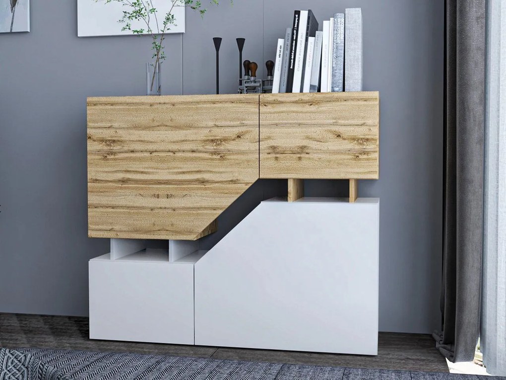 Бюфет Twilight-Дърво-Бял