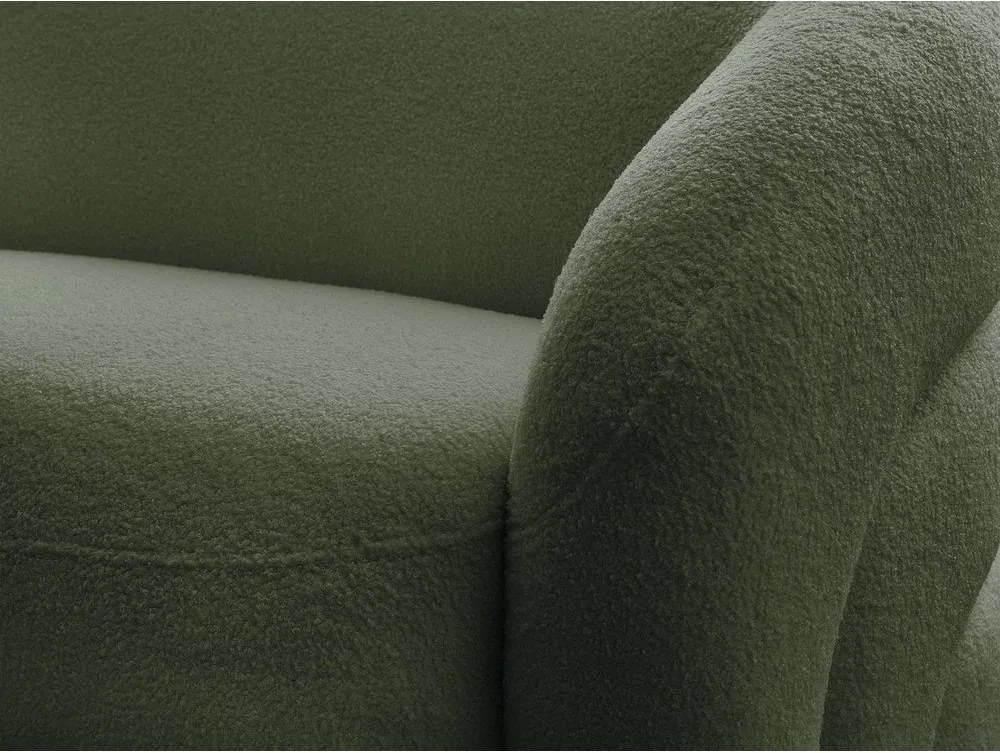 Зелен диван от прежда с примки от букле 193 cm Elina – Bobochic Paris