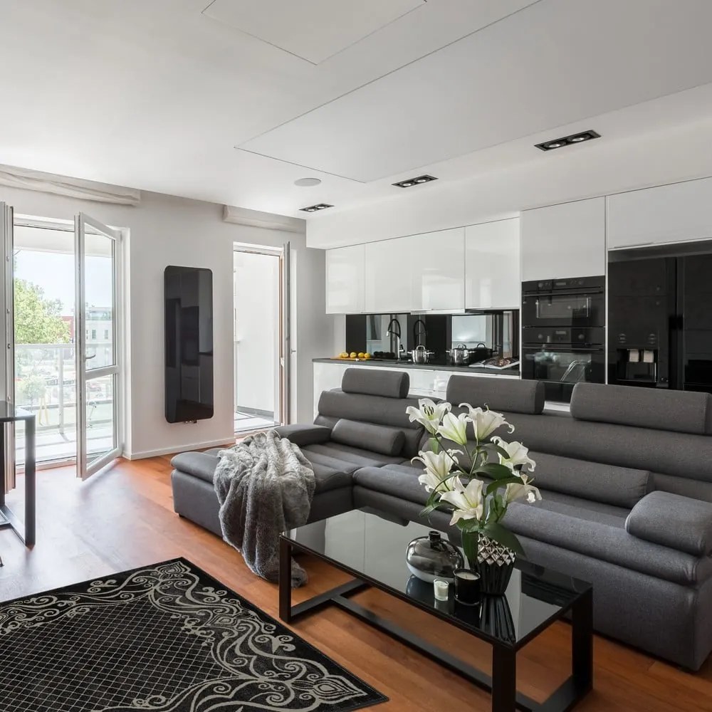 Тъмносив килим 133x190 cm Soft – FD