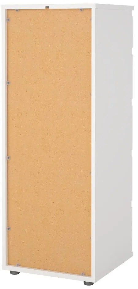 Бял висок скрин 40x107 cm Nova – Tvilum