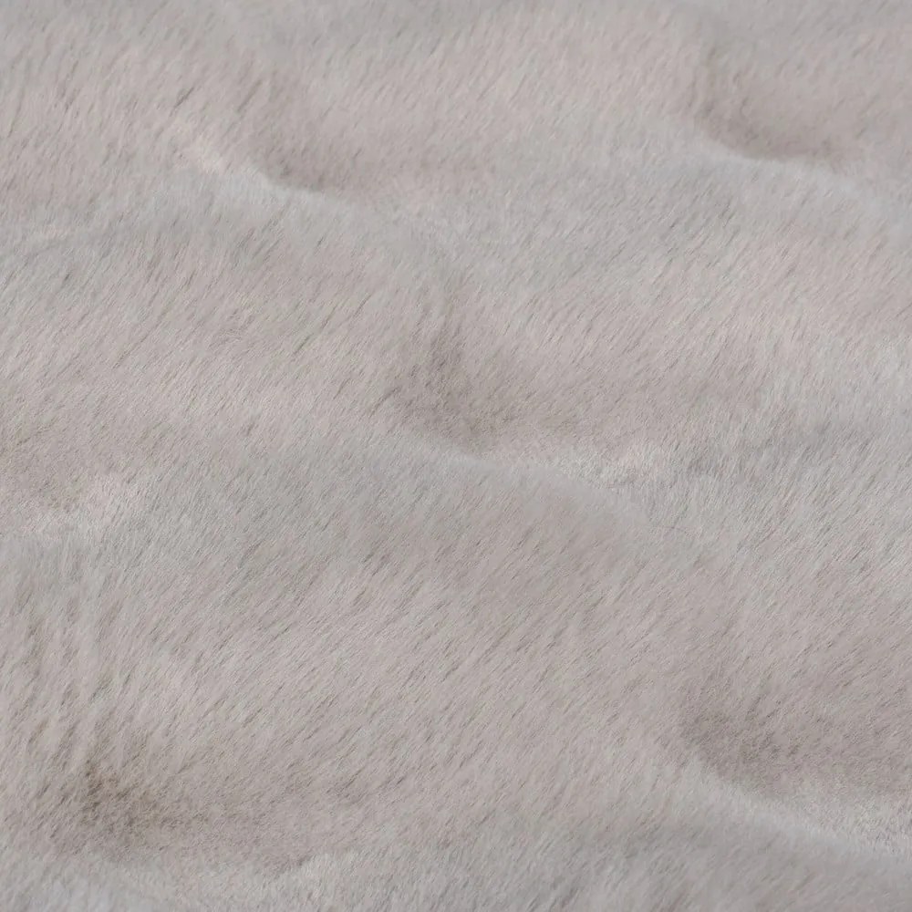 Светлосива синтетична кожа 160x230 cm Waffle Faux Fur – Flair Rugs