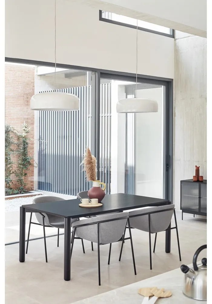 Черна маса за хранене , 180 x 100 cm Atlas - Teulat