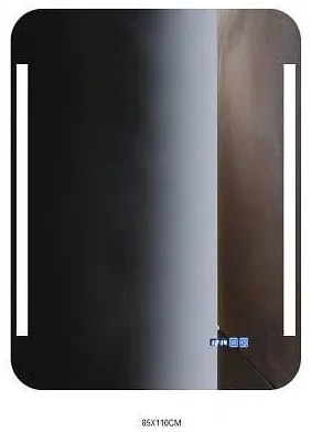 LED огледало за баня с нагревател, 110x85см, Inter Ceramic, ICL 1836