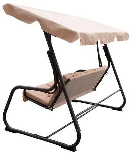 Люлка 3-местна My Garden TLS031 beige, 200 х 120 х 164 см, кафява