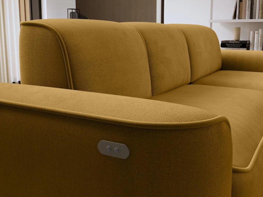 Ъглов диван Umbert-Moustardi-Right