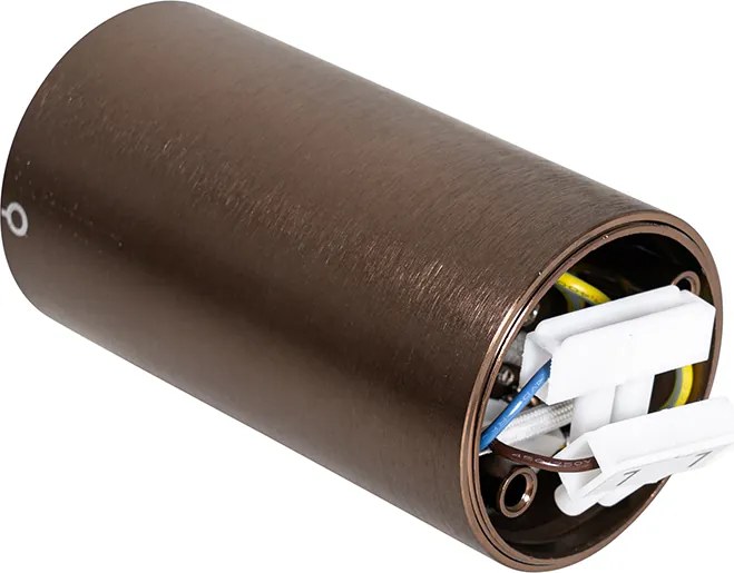 Интелигентен повърхностно монтиран прожектор тъмен бронз вкл. Wifi GU10 50 mm - Tuba