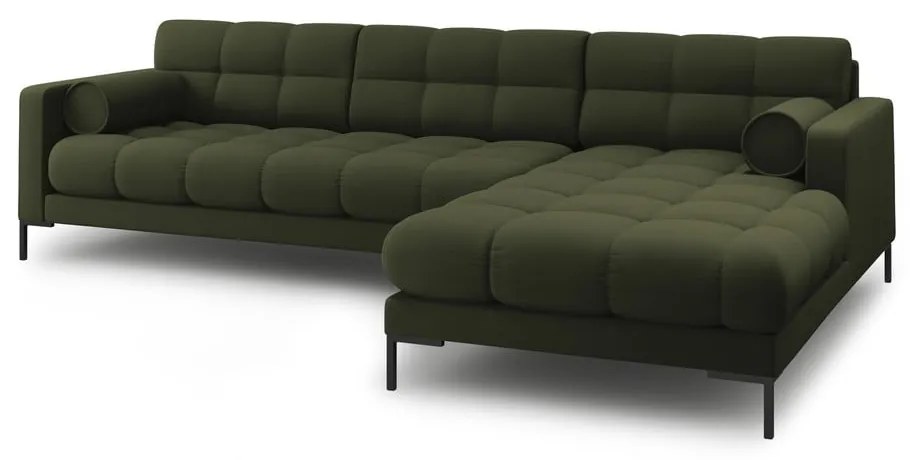 Зелен ъглов диван (десен ъгъл) Bali – Cosmopolitan Design