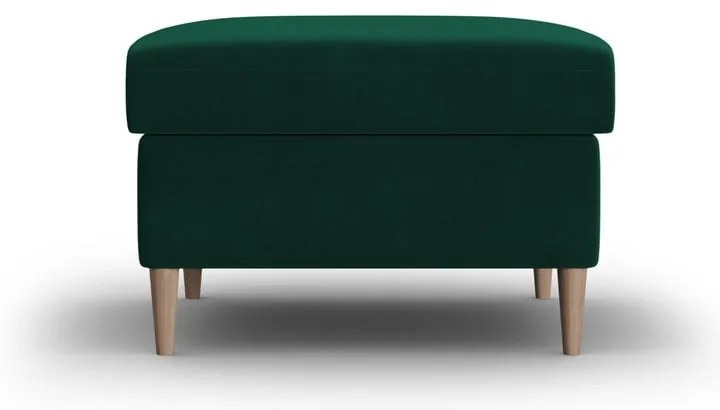 Зелена кадифена табуретка Kyoto – Cosmopolitan Design