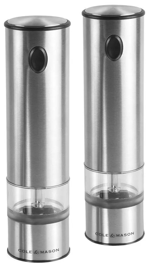 Cole&Mason - Комплект електрически мелници BATTERSEA, 2 бр., 6xAAA