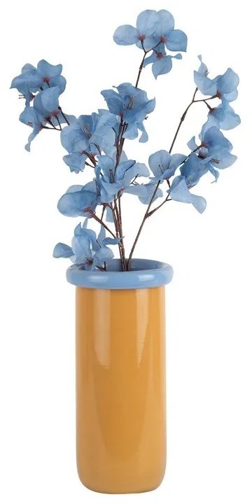 Стъклена ваза в цвят горчица (височина 30,5 cm) Plegado – PT LIVING
