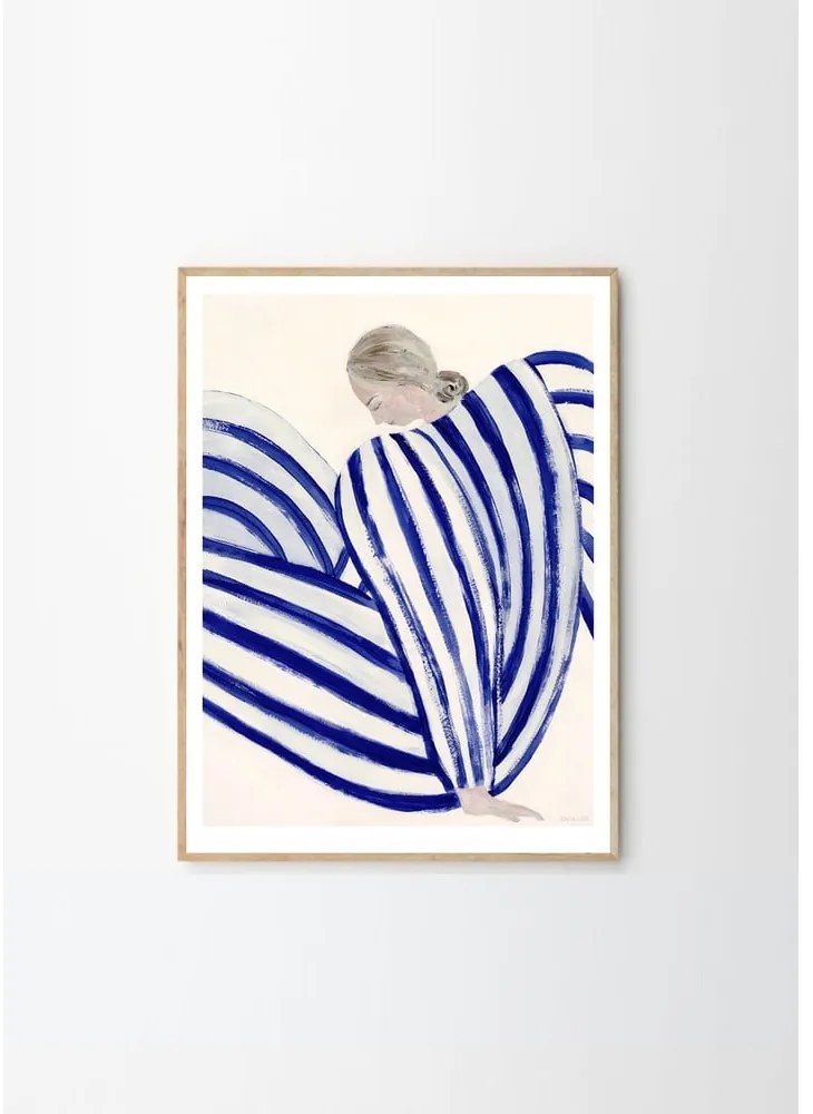 Постер 30x40 cm Blue Stripe at Concorde – Sofia Lind – The Poster Club