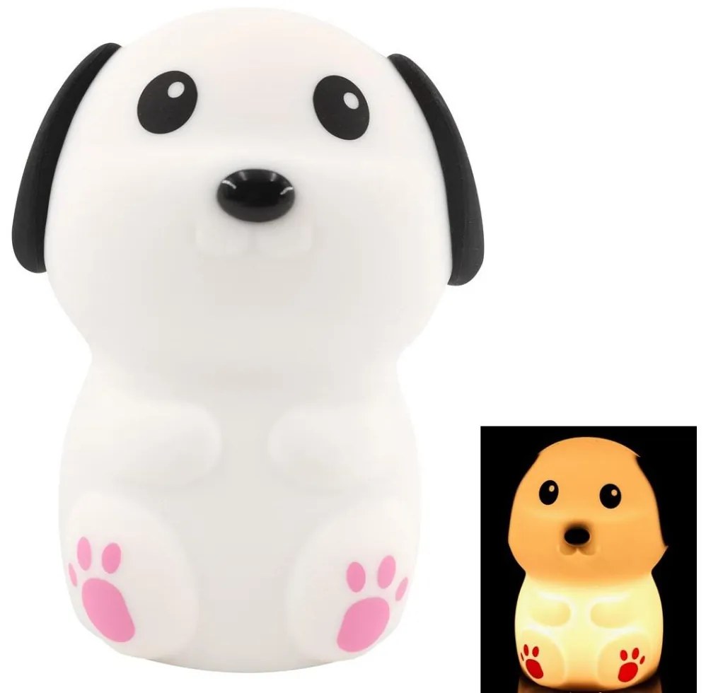 Retlux - LED регулируема детска нощна лампа LED/0,4W/1000 mAh куче