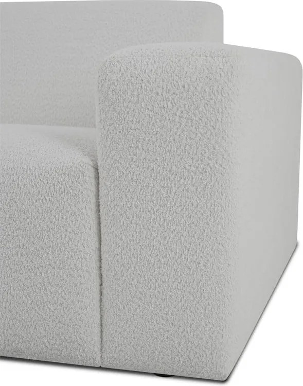 Бял диван от букле 228 cm Roxy – Scandic
