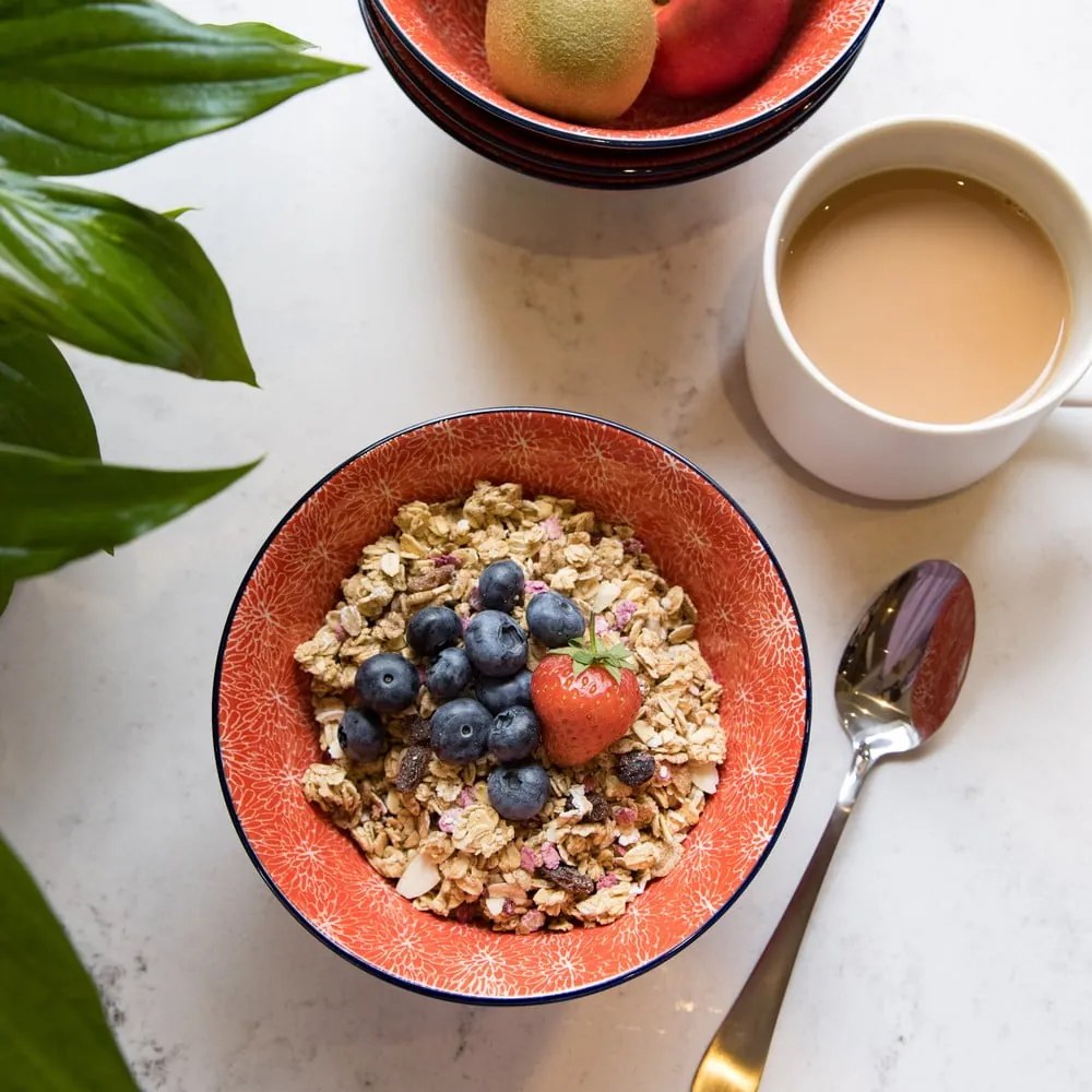 Червена керамична купа , ø 16 cm Floral - Kitchen Craft