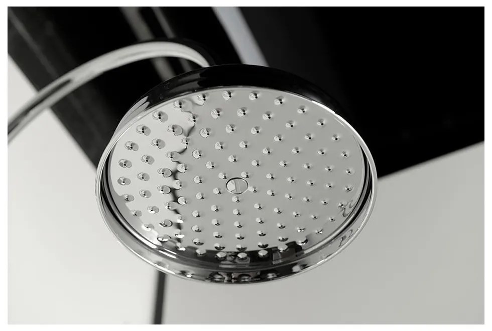 Месингов душ комплект в лъскаво сребристо с душ глава и ръчен душ 142 cm Antea – Sapho