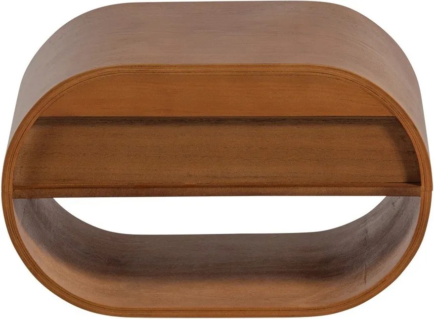 На няколко нива стенен рафт в естествен цвят 39 cm Momo – WOOOD