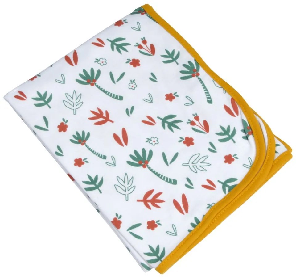 Бяло памучно бебешко одеяло 75x75 cm Savannah – Bébé Douceur