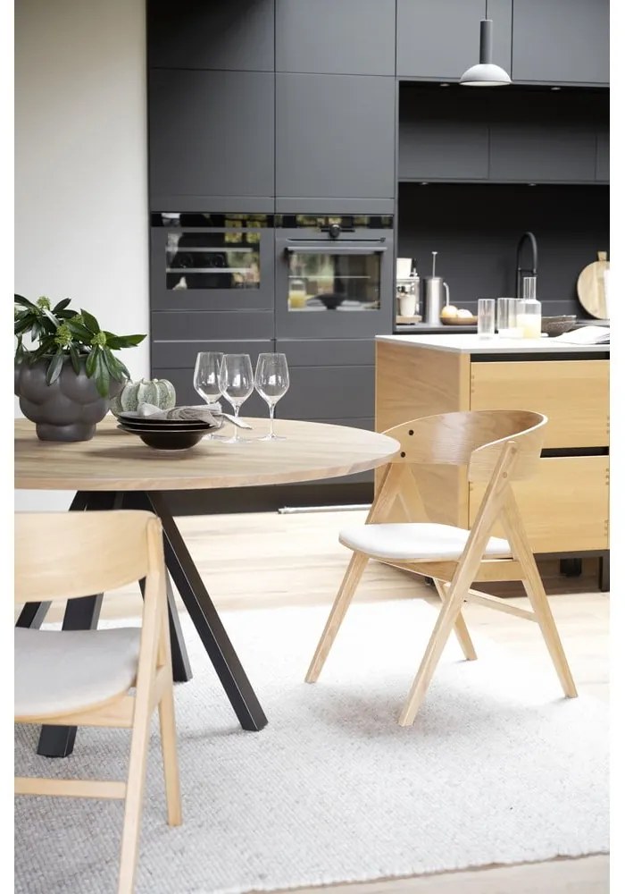 Трапезни столове в комплект от 2 броя в естествен цвят Waterton - Rowico