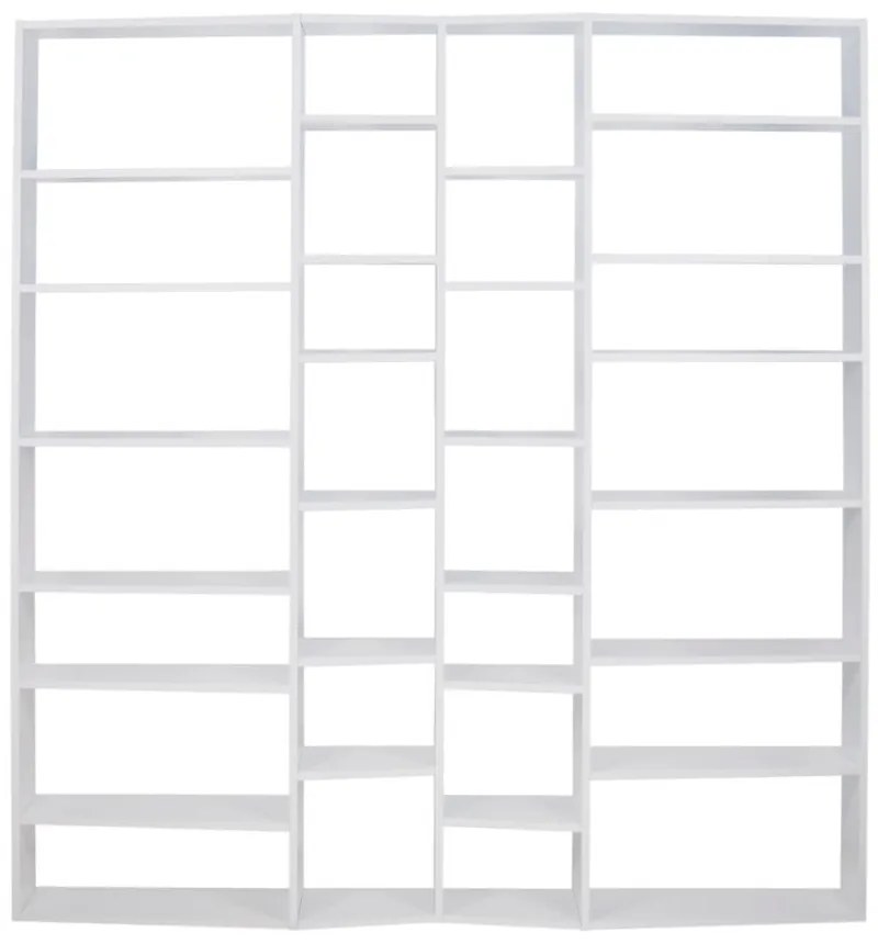 Бяла библиотека 214x224 cm Valsa – TemaHome