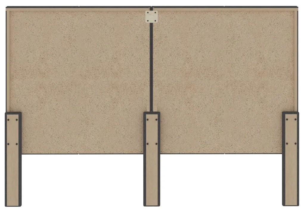 Табла за спалня тъмносива текстил 160x200 см Tymon