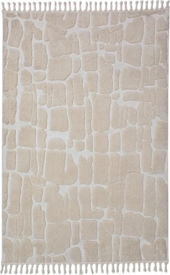 Кремав килим 160x230 cm Esra Cobbled – Flair Rugs