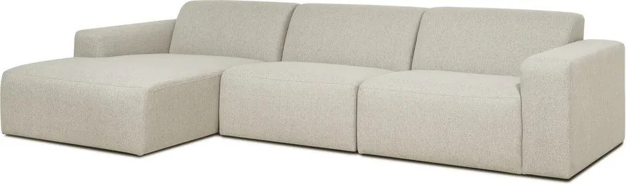 Бежово-кремав ъглов диван (ляв ъгъл) Roxy – Scandic