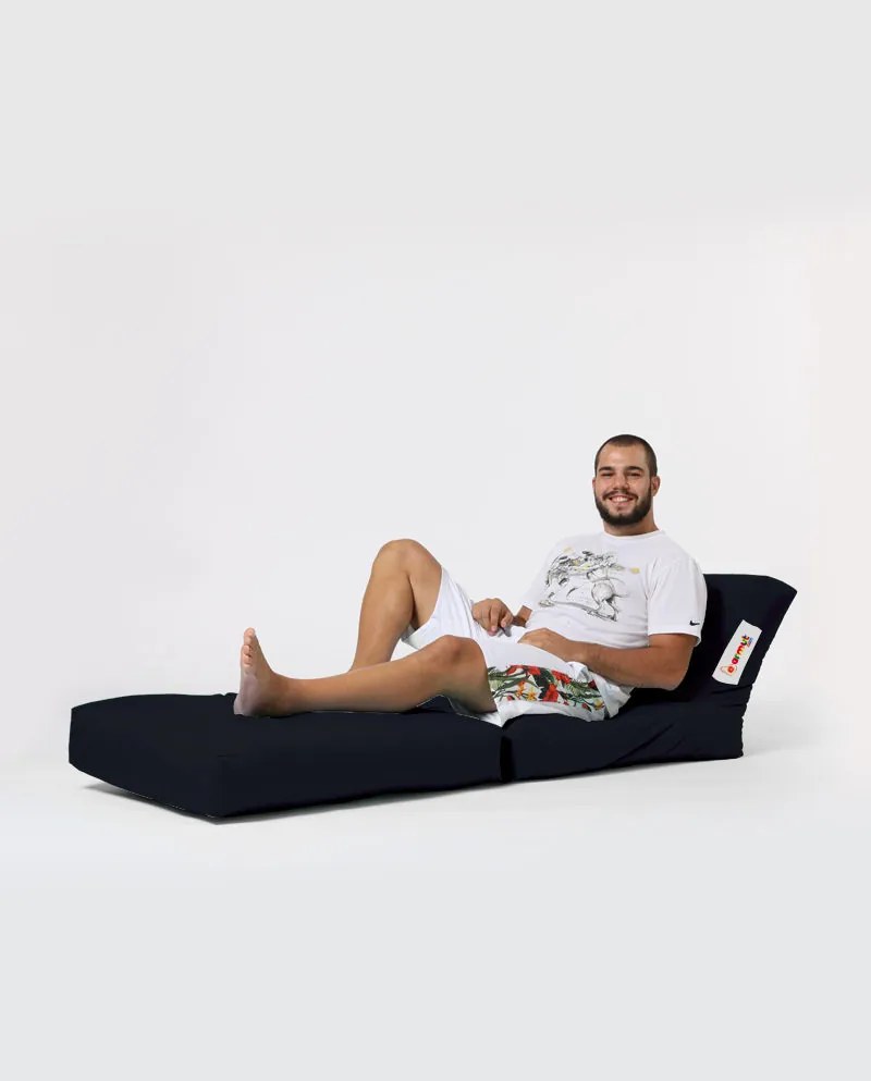 Градински пуф Siesta Sofa Bed Pouf, цвят Черен