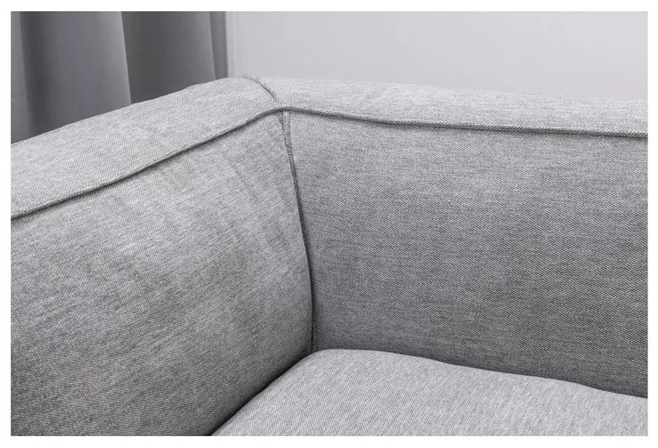 Светлосив ъглов диван , ляв ъгъл, 208 см Fairfield - Bonami Selection