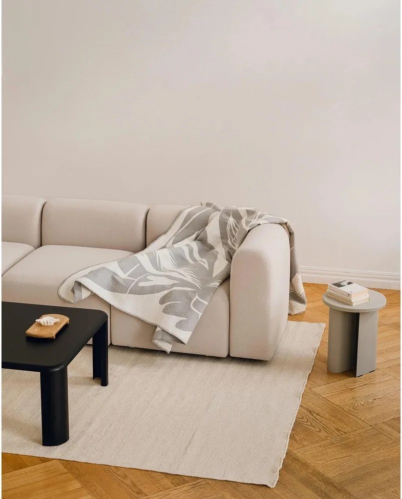 Светлосиво одеяло 165x200 cm Lino – noo.ma