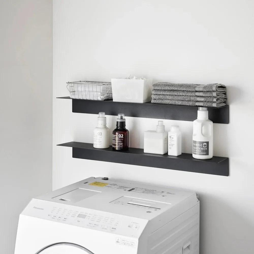 Черен метален стенен рафт 90 cm – YAMAZAKI