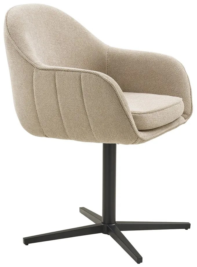 Светлосиви тапицирани трапезни столове в комплект с подлакътници 2 бр. Tamera – House Nordic