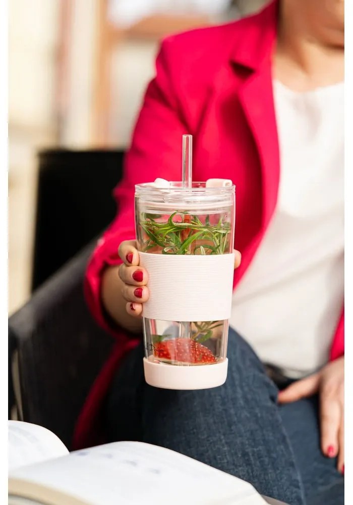 Розова термочаша 600 ml Fuori – Vialli Design