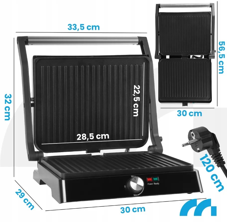 Електрическа скара и машина за сандвичи MALTEC SM3000W 2200W