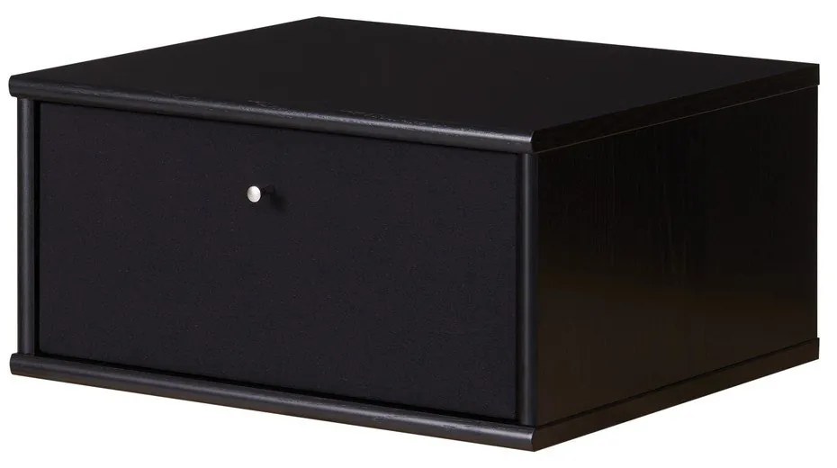 Черно висящо нощно шкафче Mistral - Hammel Furniture