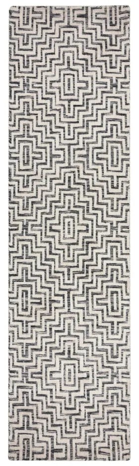 Сива пътека 80x300 cm Rhett – Flair Rugs